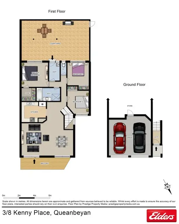 Floorplan of Homely townhouse listing, 3/8 Kenny Place, Karabar NSW 2620