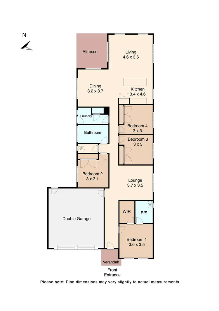Floorplan of Homely house listing, 119A Edwards Street, Sebastopol VIC 3356
