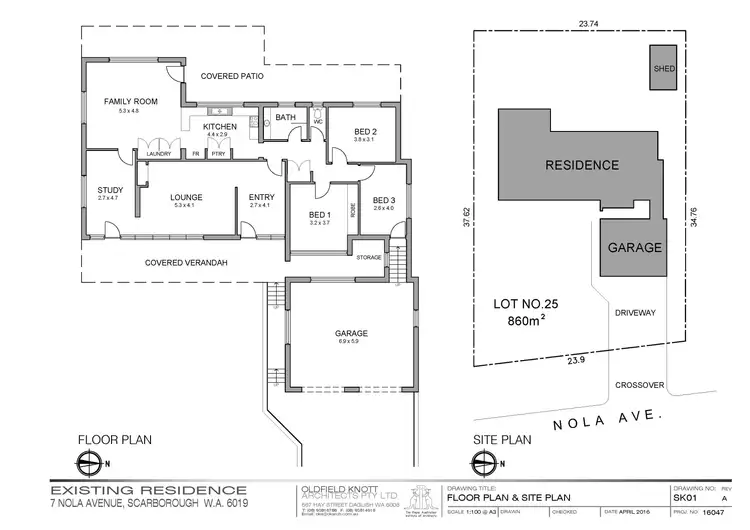 Floorplan of Homely house listing, 7 Nola Avenue, Scarborough WA 6019