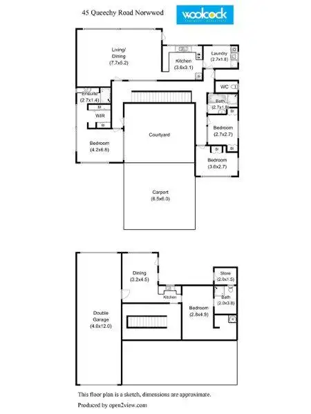 Floorplan of Homely house listing, 45 Queechy Rd, Norwood TAS 7250
