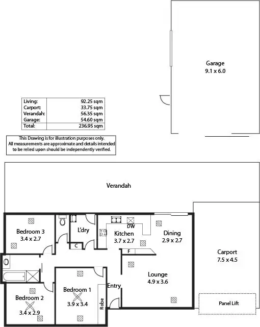 Floorplan of Homely house listing, 18 Springfield Avenue, Athelstone SA 5076