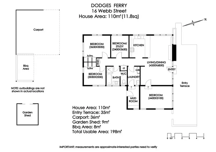 Floorplan of Homely house listing, 16 Webb Street, Dodges Ferry TAS 7173