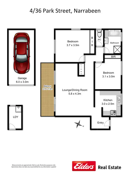 Floorplan of Homely unit listing, 4/36 Park Street, Narrabeen NSW 2101