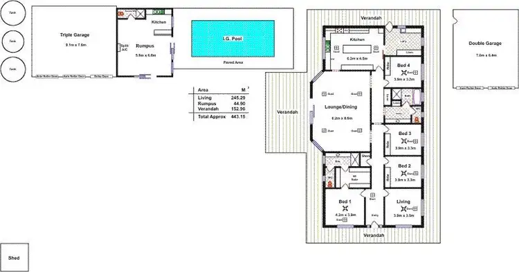 Floorplan of Homely house listing, 31 Brolga Way, Hewett SA 5118