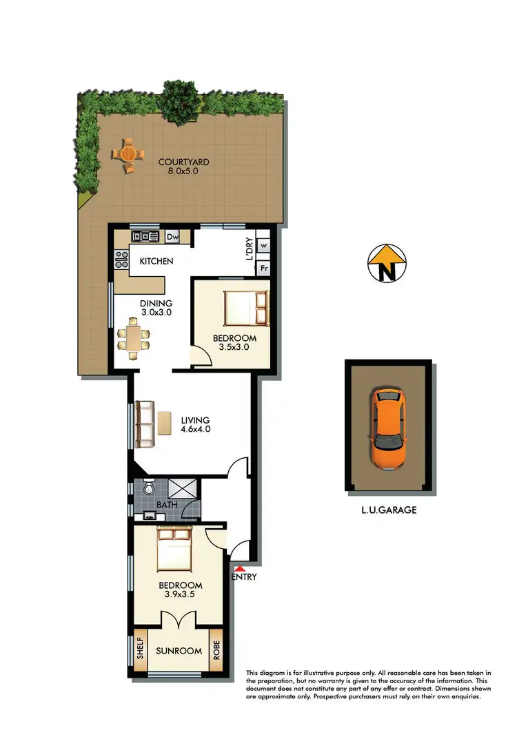 Floorplan of Homely apartment listing, 1/12 Ramsgate Avenue, Bondi Beach NSW 2026