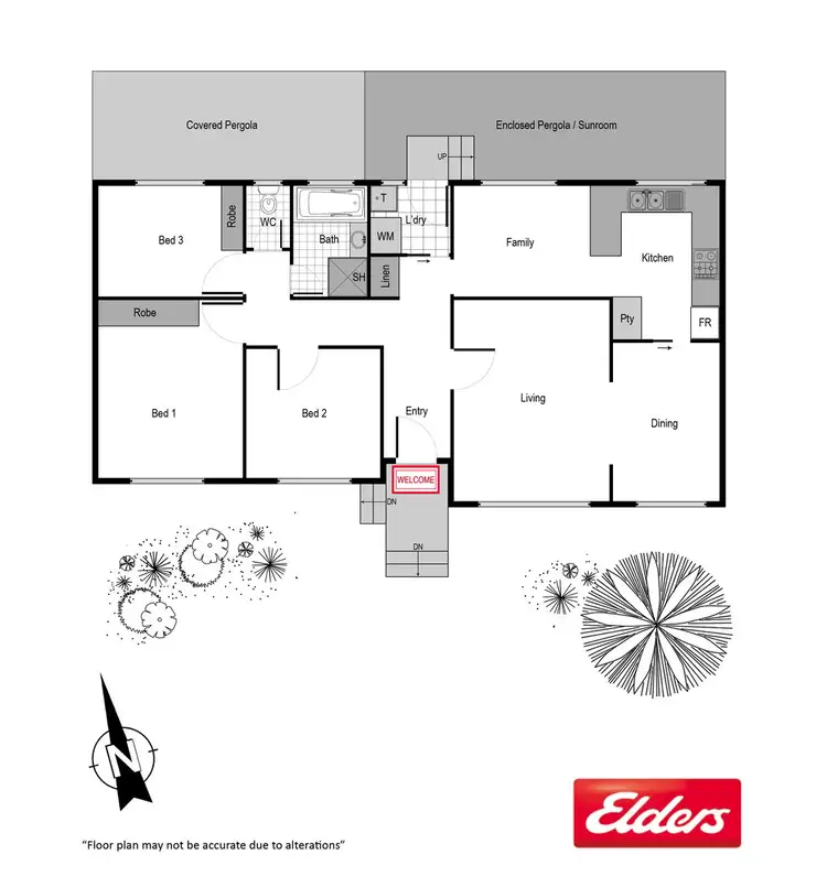 Floorplan of Homely house listing, 45 Wakool Circuit, Kaleen ACT 2617