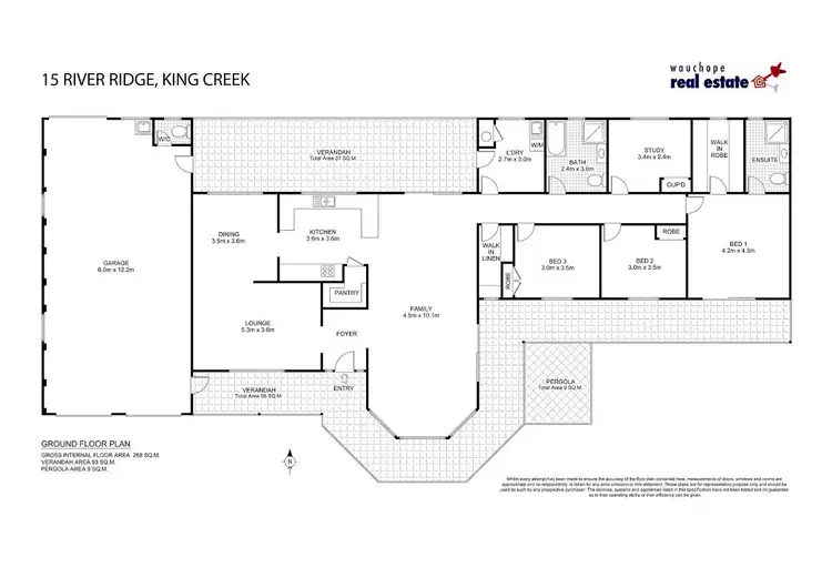 Floorplan of Homely rural property listing, 15 River Ridge, King Creek NSW 2446