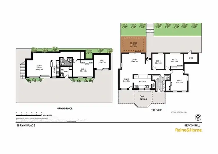 Floorplan of Homely house listing, 59 Ryan Place, Beacon Hill NSW 2100