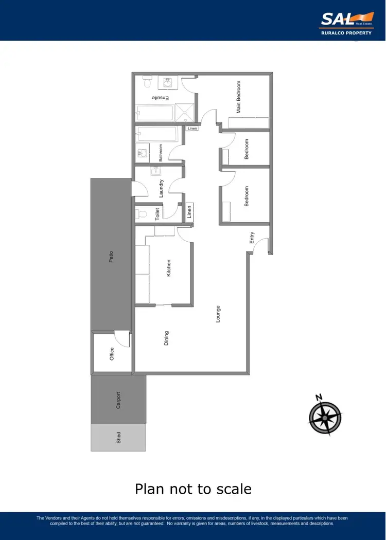 Floorplan of Homely house listing, 13 Patterson Street, Bordertown SA 5268