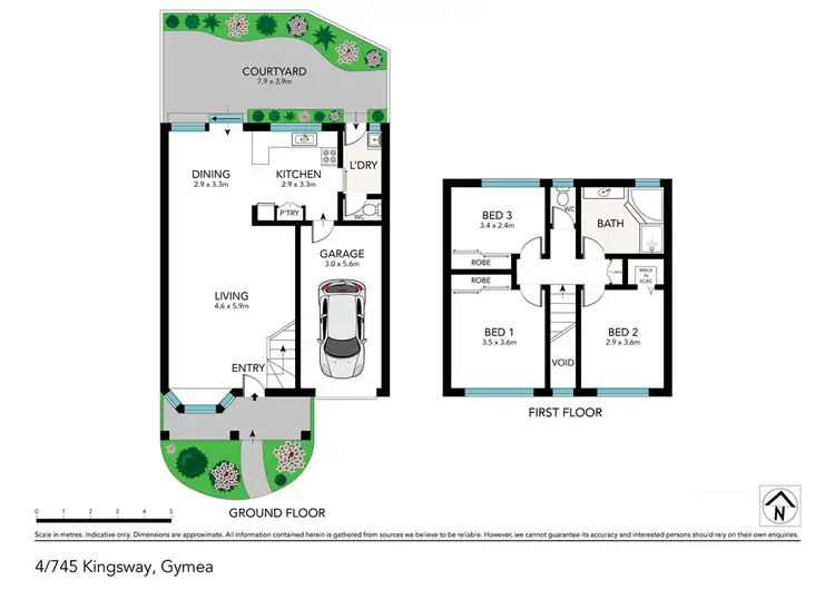 Floorplan of Homely townhouse listing, 4/745 Kingsway, Gymea NSW 2227