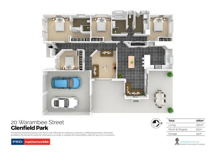 Floorplan of Homely house listing, 20 Warambee Street, Glenfield Park NSW 2650