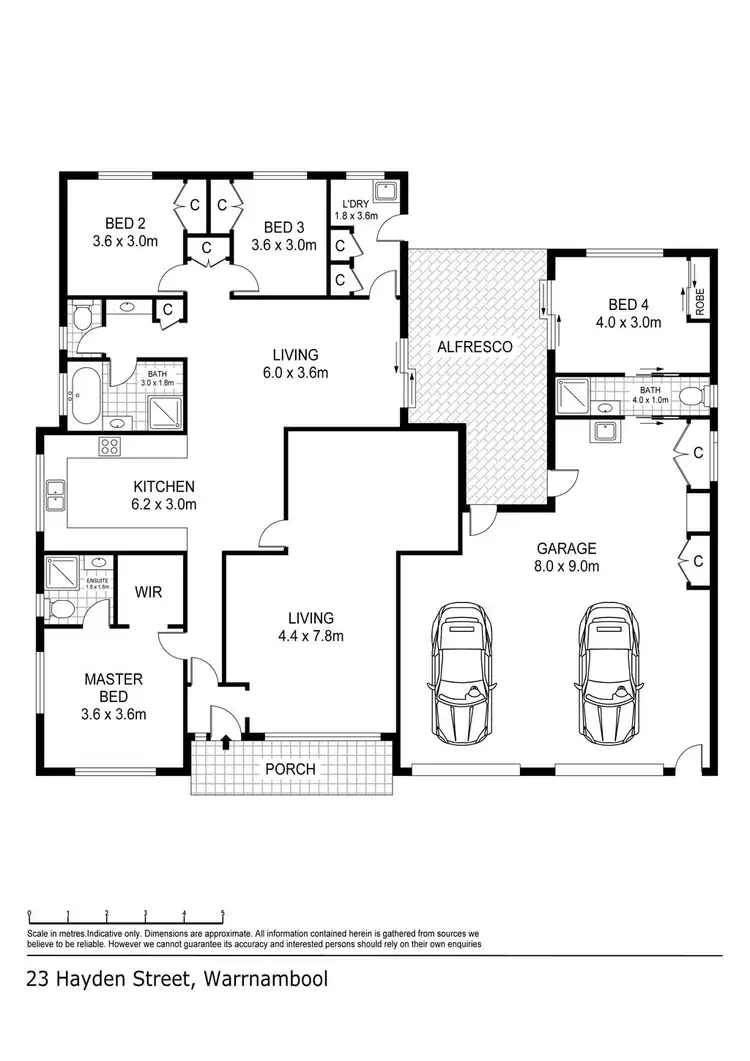 Floorplan of Homely house listing, 23 Heydon Avenue, Warrnambool VIC 3280