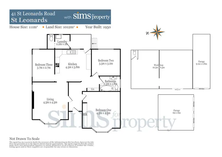 Floorplan of Homely house listing, 41 St Leonards Road, St Leonards TAS 7250
