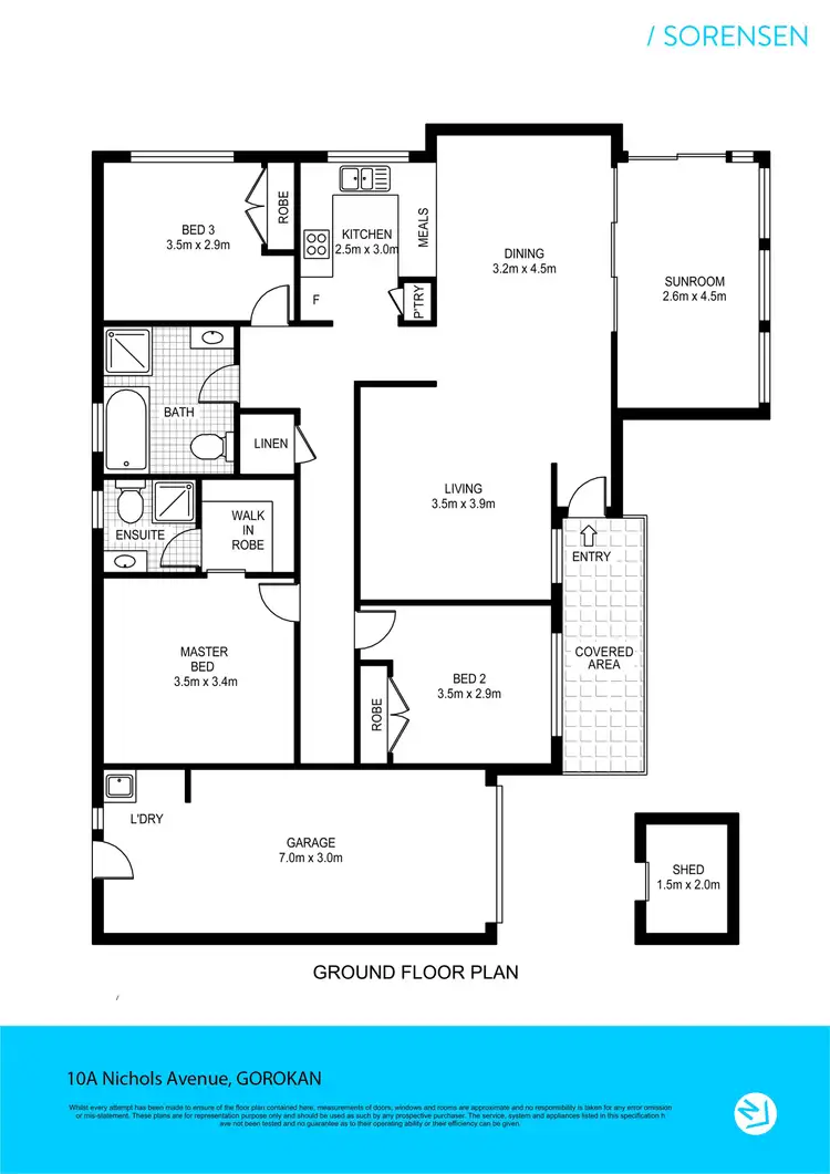 Floorplan of Homely house listing, 10A Nichols Avenue, Gorokan NSW 2263