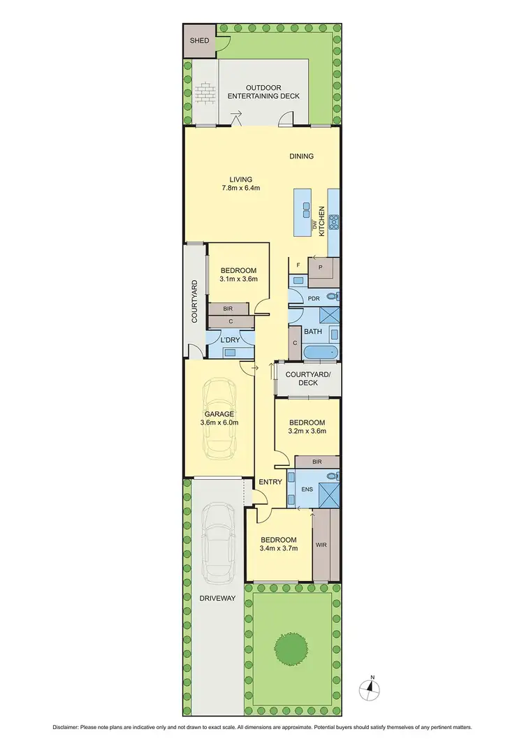 Floorplan of Homely townhouse listing, 24a Purnell Street, Altona VIC 3018