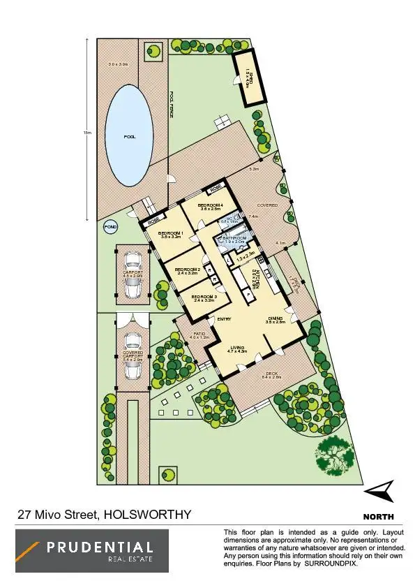 Floorplan of Homely house listing, 27 Mivo Street, Holsworthy NSW 2173
