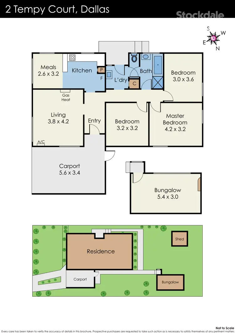 Floorplan of Homely house listing, 2 Tempy Court, Dallas VIC 3047