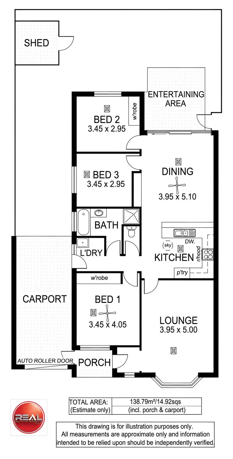 Floorplan of Homely house listing, U3/58 Wilkins Grove, Glengowrie SA 5044