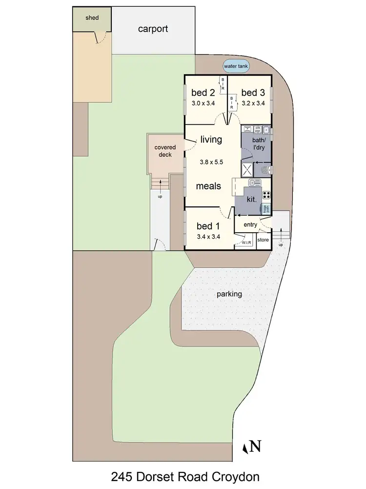 Floorplan of Homely house listing, 245 Dorset Road, Croydon VIC 3136