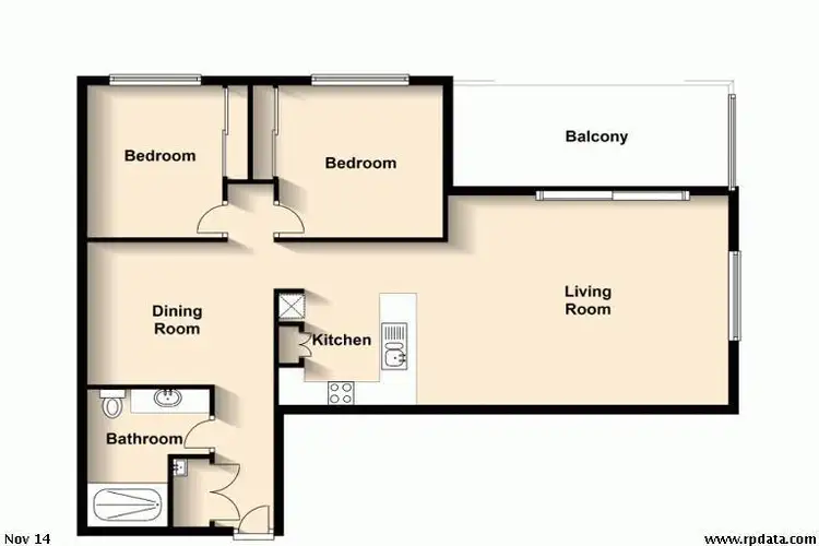 Floorplan of Homely apartment listing, Address available on request