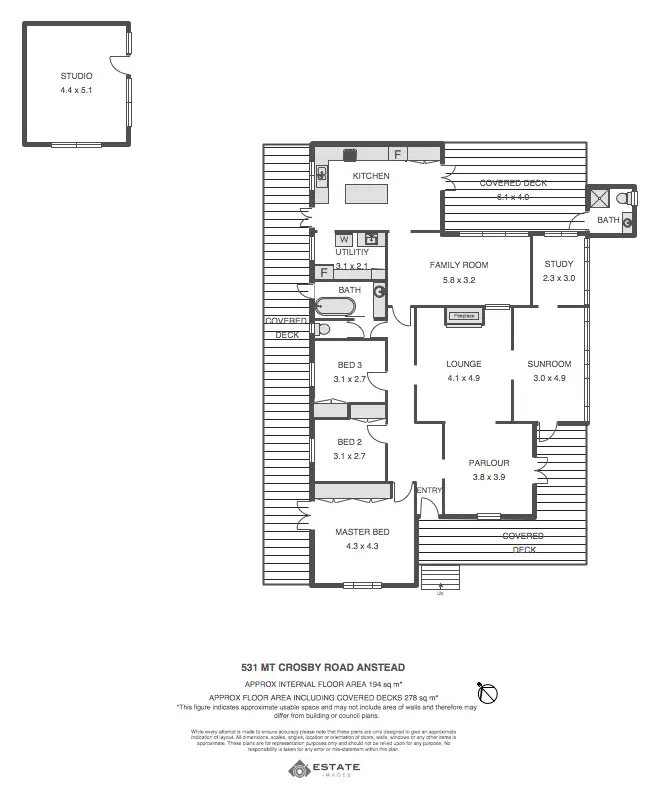 Floorplan of Homely rural property listing, 531 Mt Crosby Road, Anstead QLD 4070