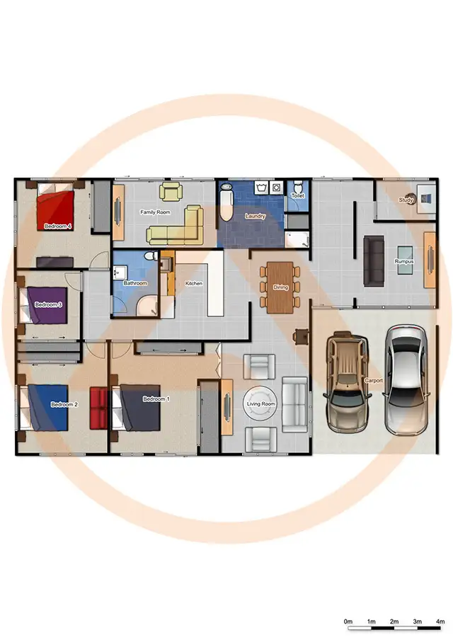 Floorplan of Homely house listing, 184 Cabbage Tree Point Road, Steiglitz QLD 4207