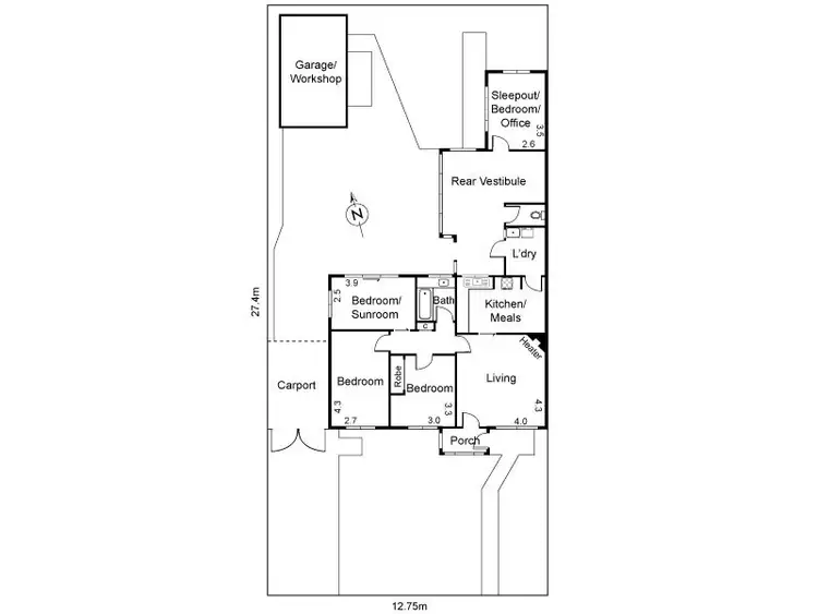 Floorplan of Homely house listing, 111 Dunstan Parade, Port Melbourne VIC 3207
