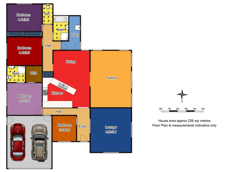 Floorplan of Homely house listing, 4 Valencia Drive, Orange NSW 2800