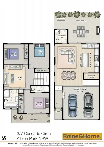 Floorplan of Homely house listing, 3 / 7 Cascade Circuit, Albion Park NSW 2527