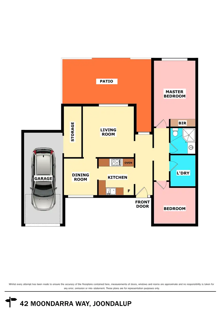 Floorplan of Homely villa listing, 2/42 Moondarra Way, Joondalup WA 6027