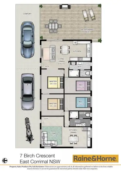 Floorplan of Homely house listing, 7 Birch Crescent, East Corrimal NSW 2518