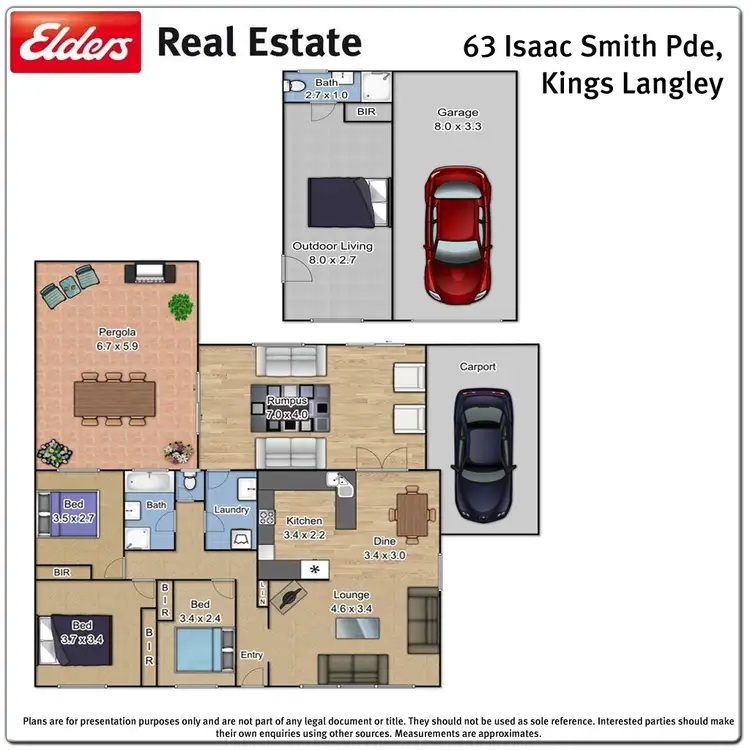 Floorplan of Homely house listing, 63 Isaac Smith Parade, Kings Langley NSW 2147