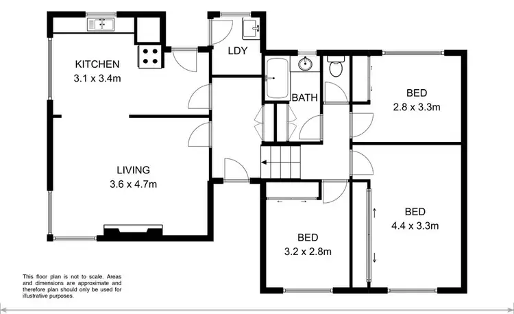 Floorplan of Homely house listing, 23 Dickson Street, Glenorchy TAS 7010