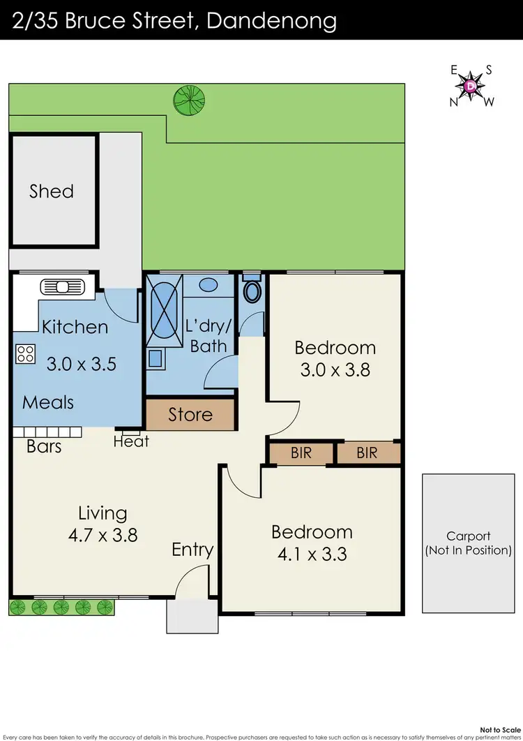 Floorplan of Homely house listing, 2/35 Bruce Street, Dandenong VIC 3175