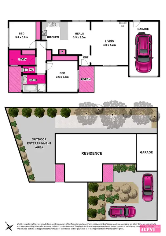 Floorplan of Homely unit listing, 2/30 Nicholson Crescent, Bell Park VIC 3215