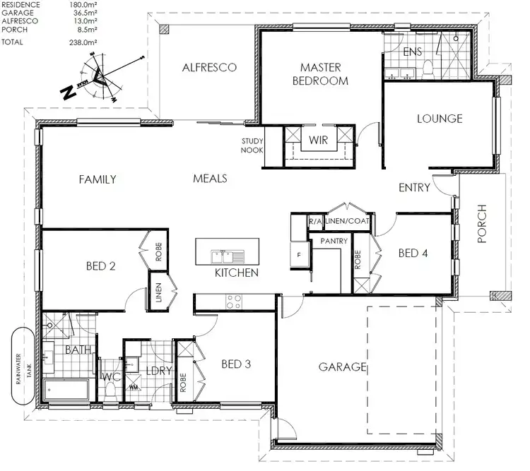 Floorplan of Homely house listing, 3 Larkin Street, Googong NSW 2620