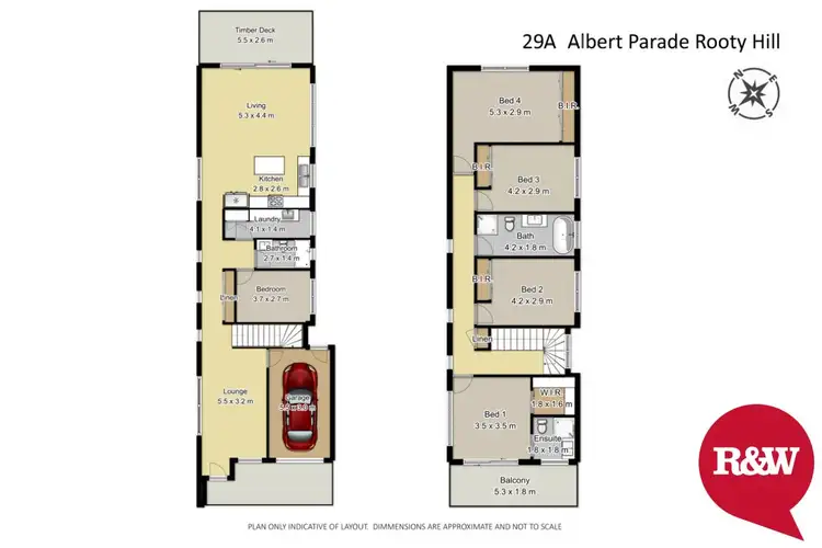 Floorplan of Homely house listing, 29a Albert Parade, Rooty Hill NSW 2766