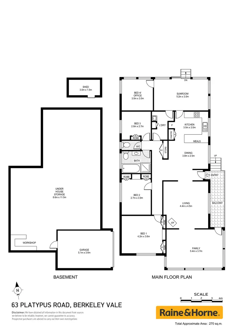 Floorplan of Homely house listing, 63 Platypus Road, Berkeley Vale NSW 2261