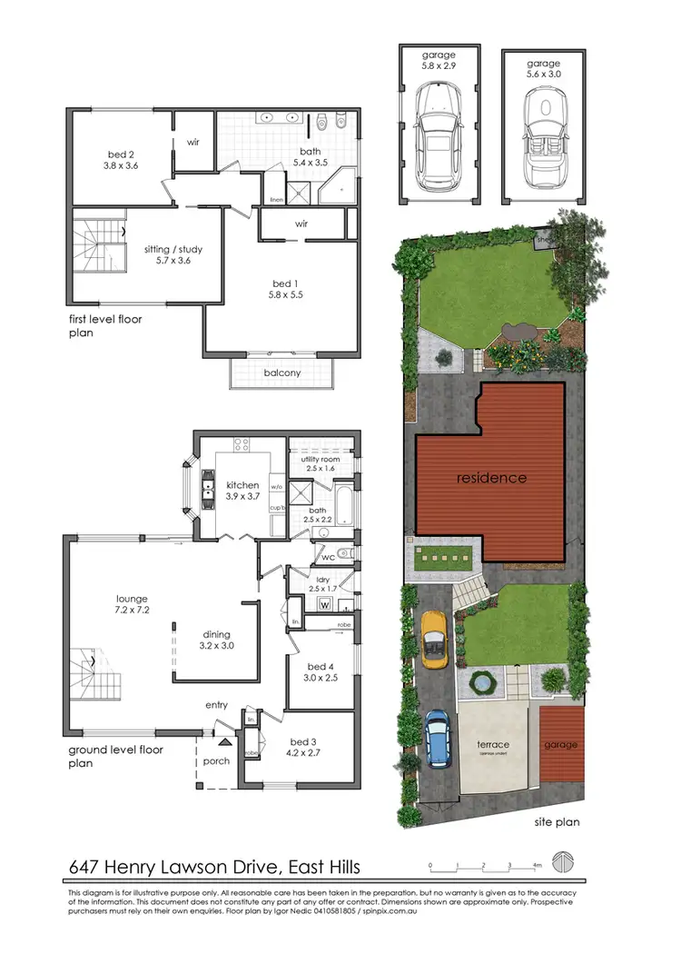 Floorplan of Homely house listing, 647 Henry Lawson Drive, East Hills NSW 2213