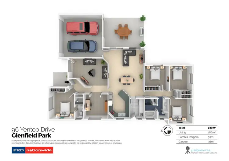 Floorplan of Homely house listing, 96 Yentoo Drive, Glenfield Park NSW 2650