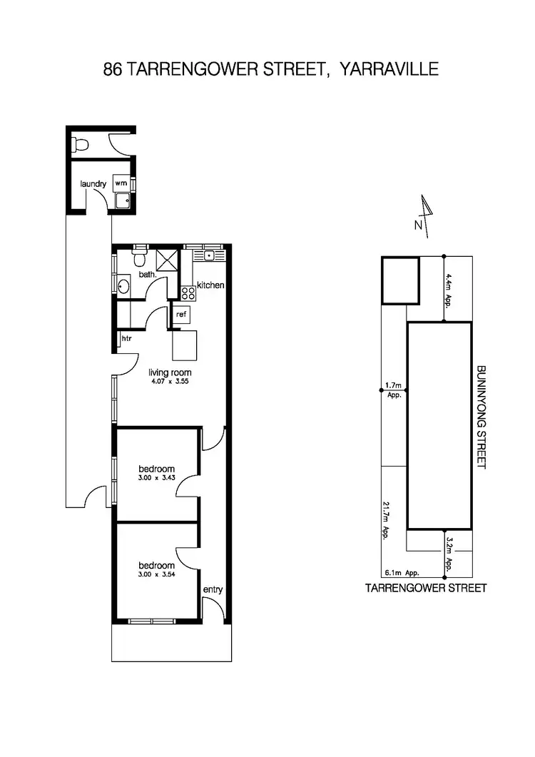Floorplan of Homely house listing, 86 Tarrengower Street, Yarraville VIC 3013