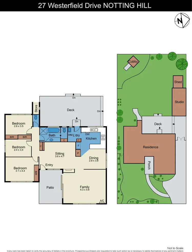 Floorplan of Homely house listing, 27 Westerfield Drive, Notting Hill VIC 3168