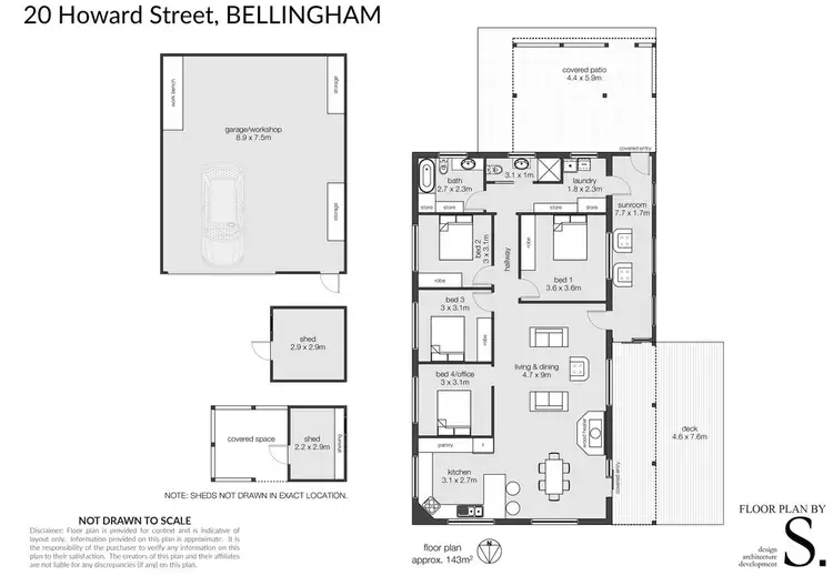 Floorplan of Homely house listing, 20 Howard Street, Bellingham TAS 7254