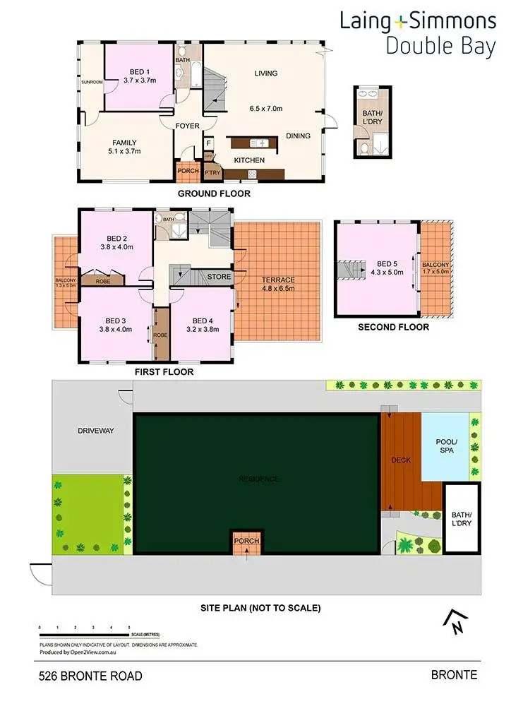 Floorplan of Homely house listing, 526 Bronte Road, Bronte NSW 2024