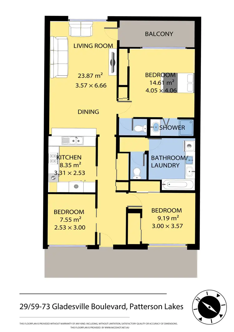 Floorplan of Homely house listing, 29/59-73 Gladesville Boulevard, Patterson Lakes VIC 3197