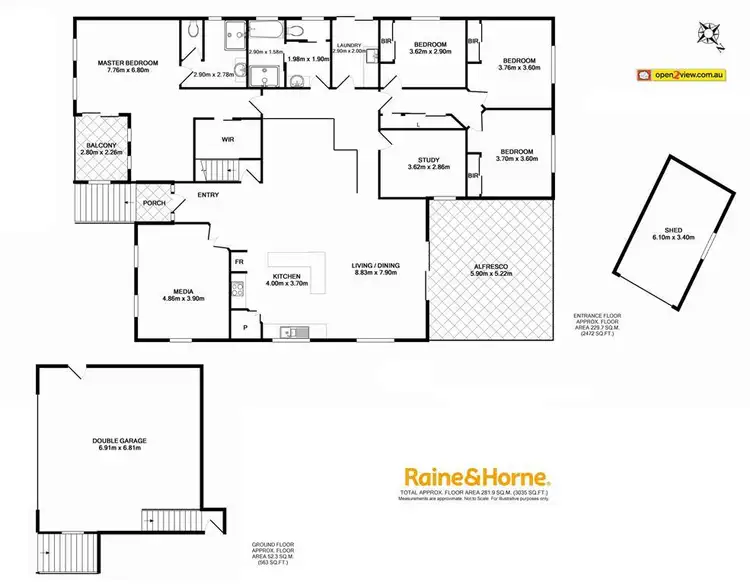 Floorplan of Homely house listing, 10 Oakwood Way, Catalina NSW 2536