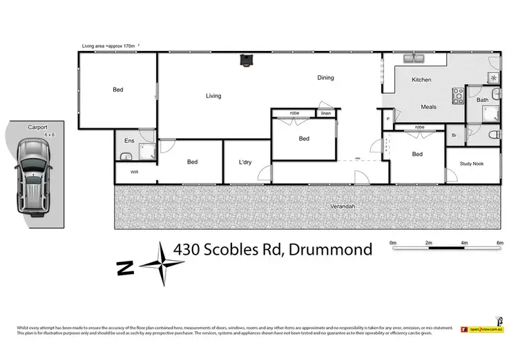 Floorplan of Homely house listing, 430 Scobles Road, Drummond VIC 3461