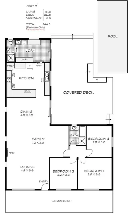 Floorplan of Homely house listing, 14 Mark Lane, Goolwa SA 5214