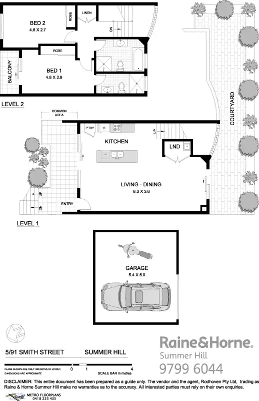 Floorplan of Homely apartment listing, 5/91 Smith Street, Summer Hill NSW 2130