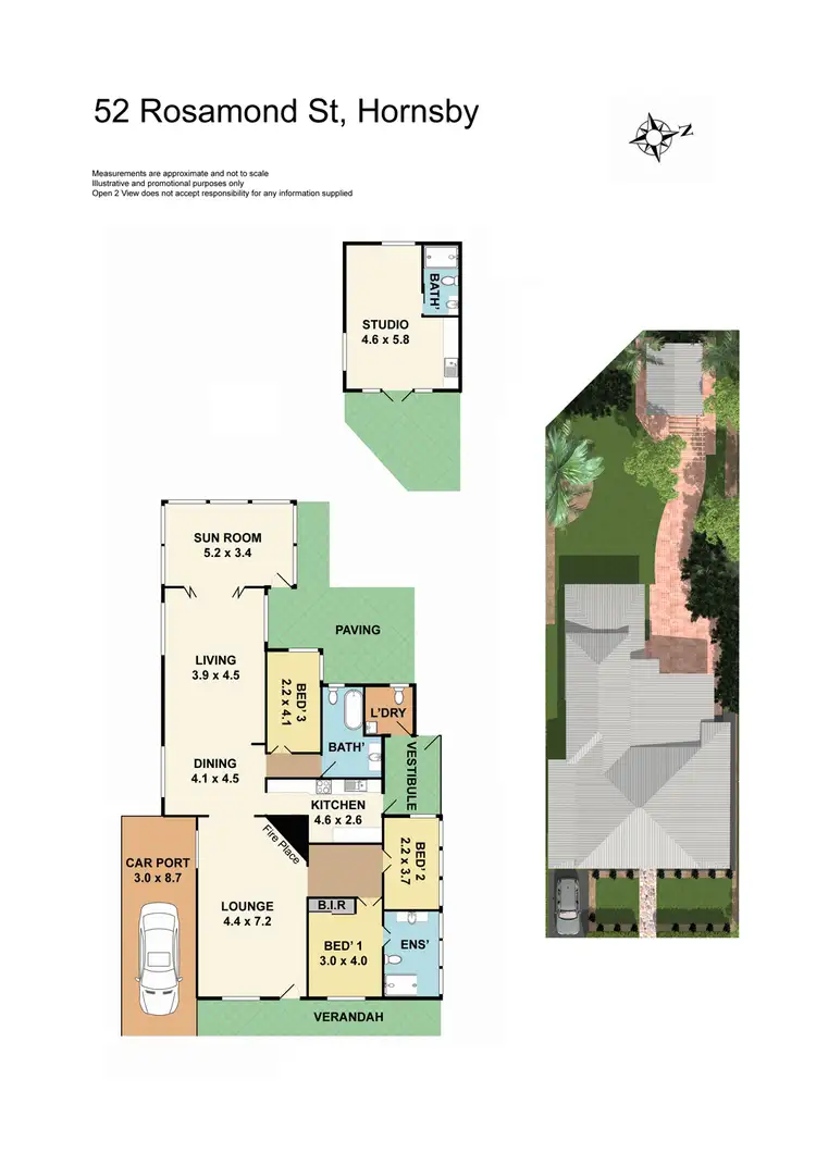 Floorplan of Homely house listing, 52 Rosamond Street, Hornsby NSW 2077